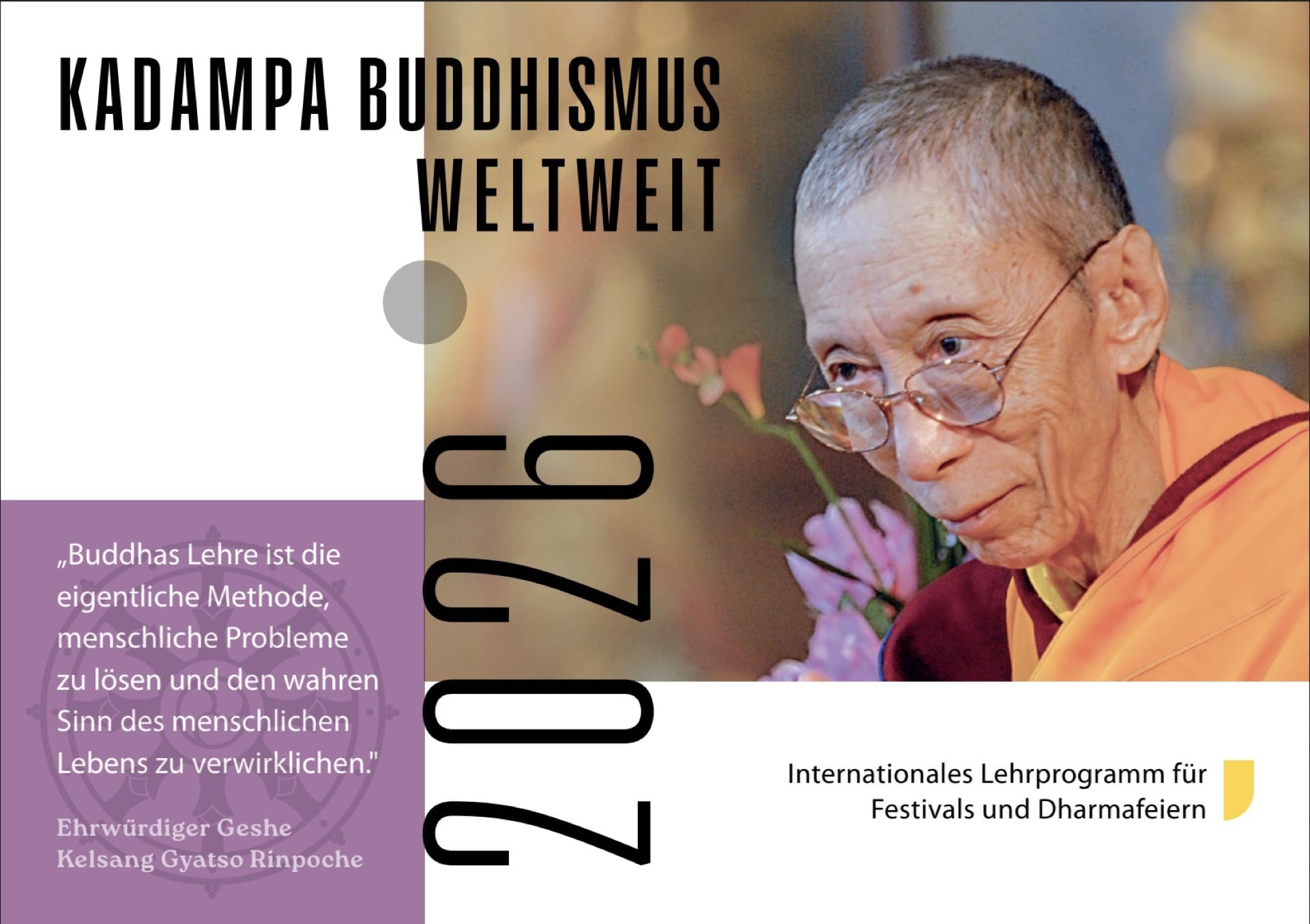 Kadampa Buddhismus weltweit 2025 Brochüre